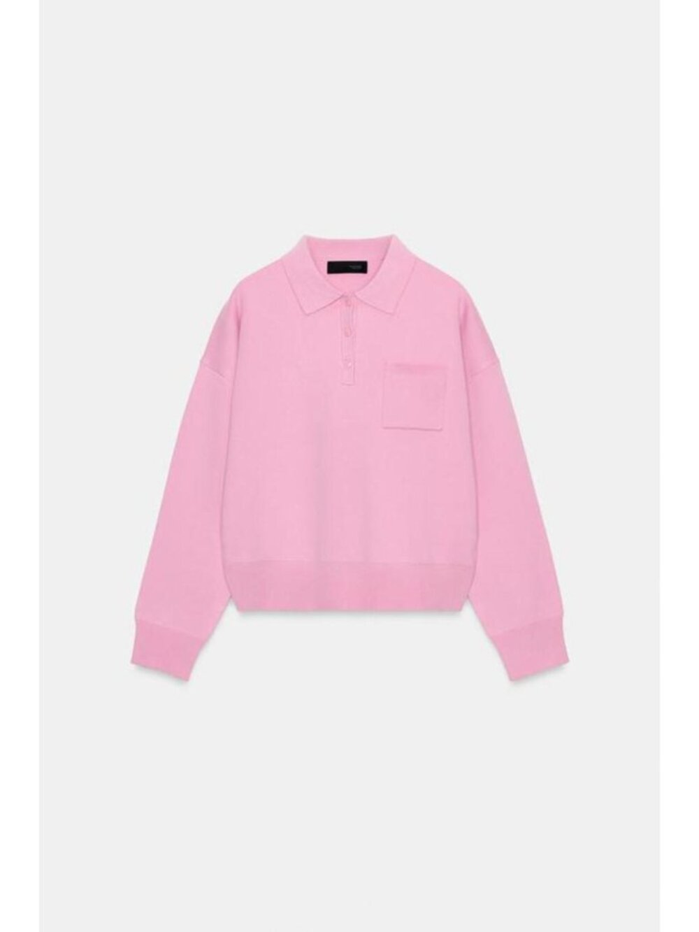 ZARA POCKET KNIT POLO SHIRT